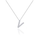 Initials Necklace - V