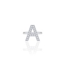 Initials Ring - A