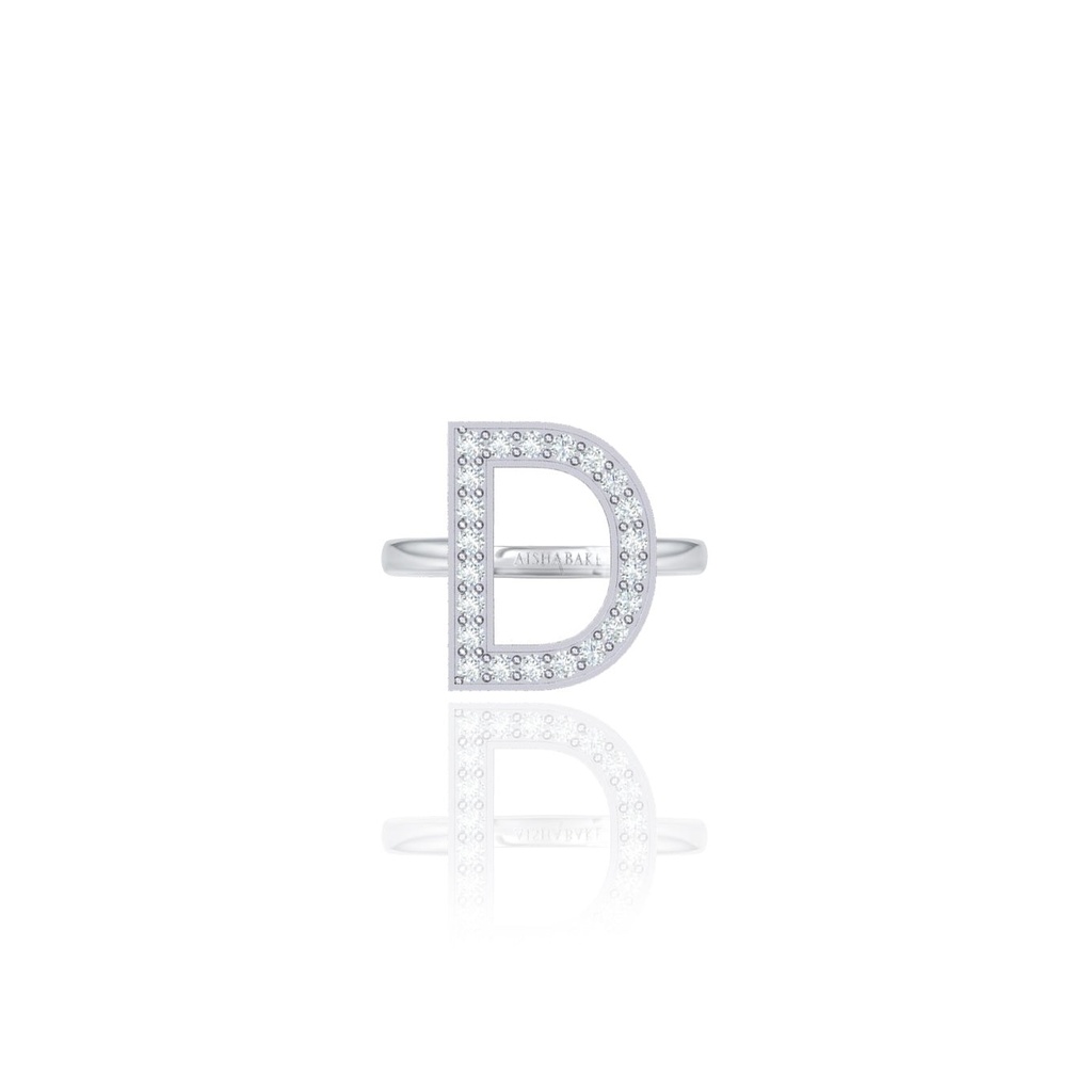 Initials Ring - D