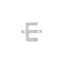Initials Ring - E
