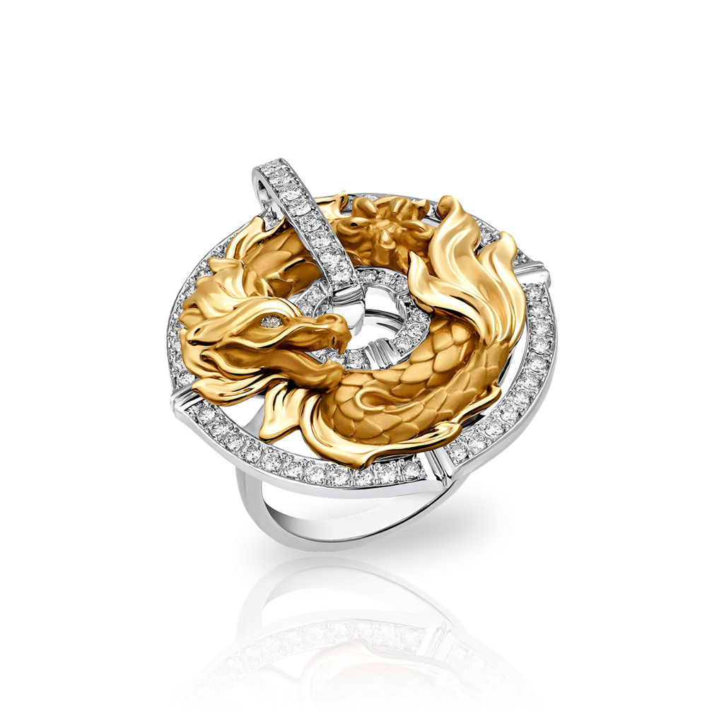 Ring New Shanghai Medium Pave