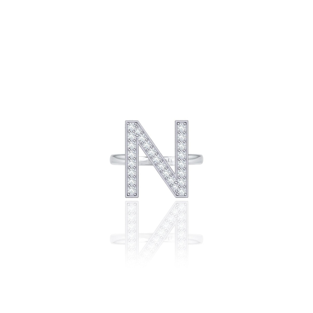 Initials Ring - N