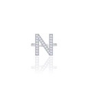 Initials Ring - N