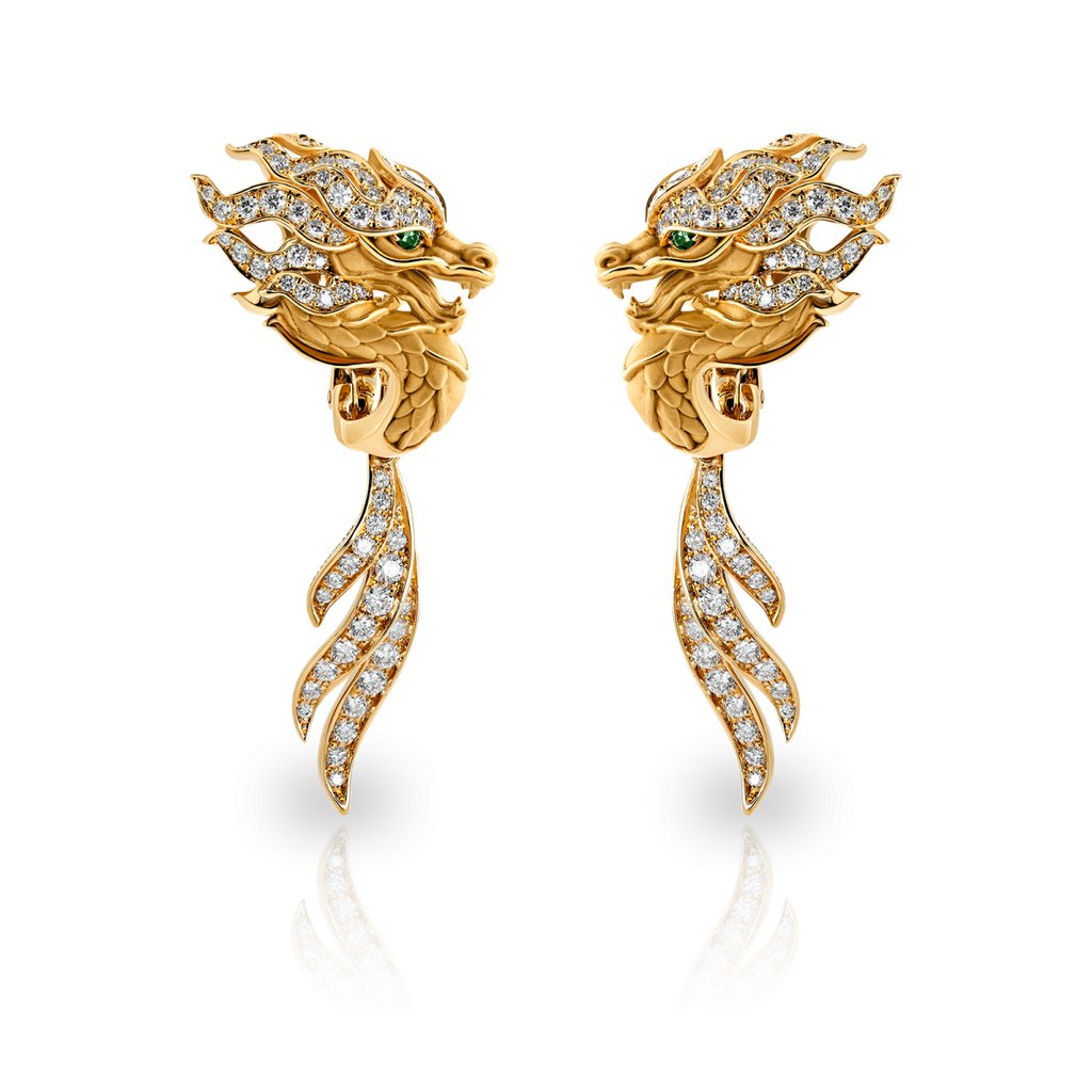 Earrings New Shanghai Maxi Pave