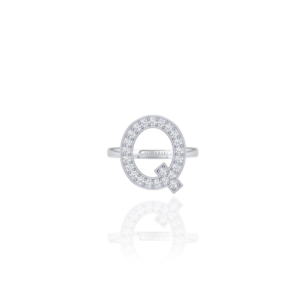 Initials Ring - Q