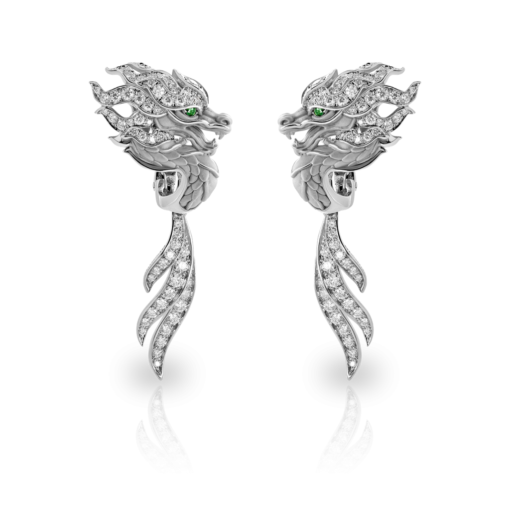 Earrings New Shanghai Maxi Pave