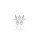Initials Ring - W