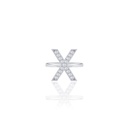 Initials Ring - X