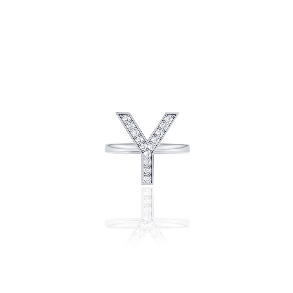 Initials Ring - Y
