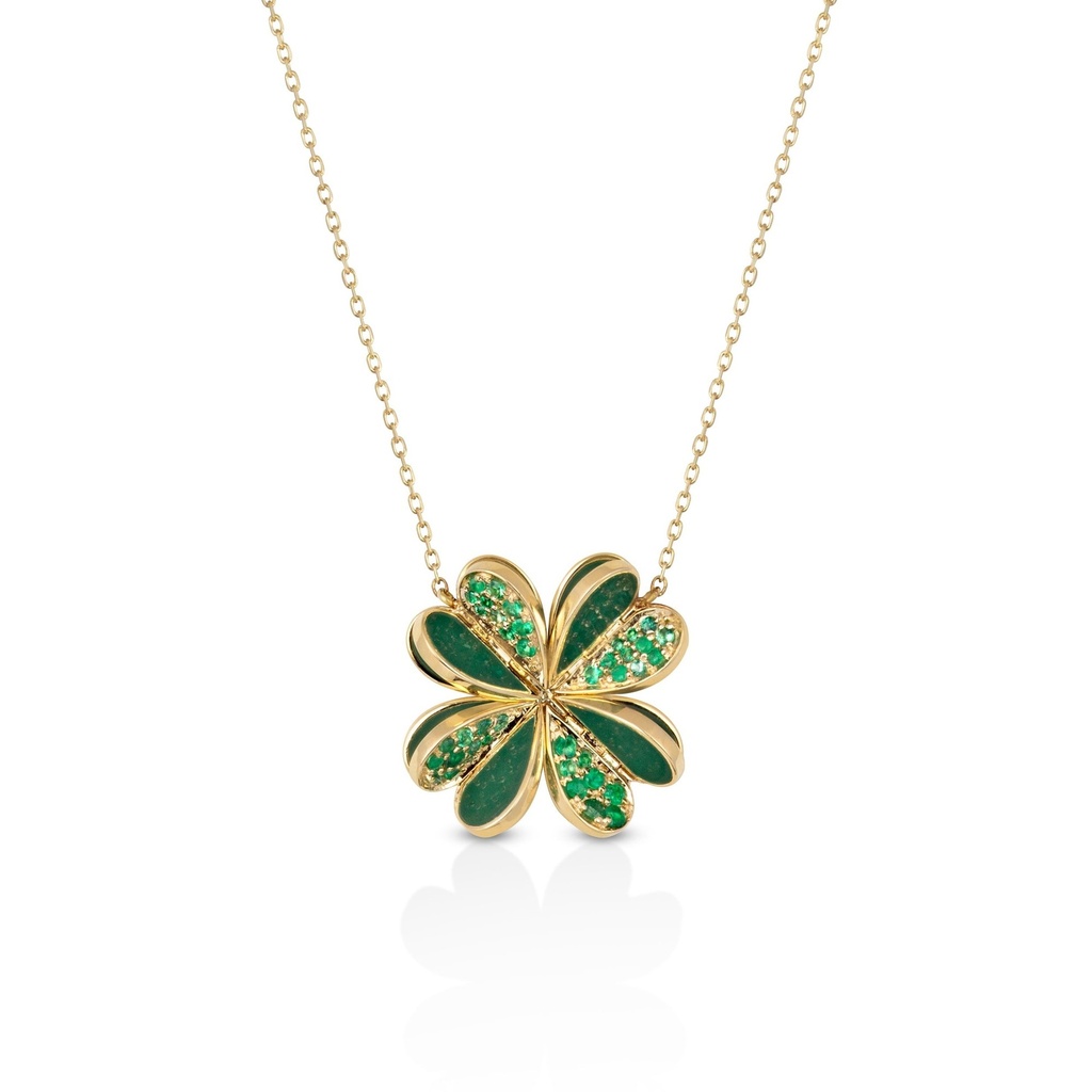 Lucky You Emerald Necklace