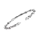 Spike Open Full Pavé Diamond Bracelet