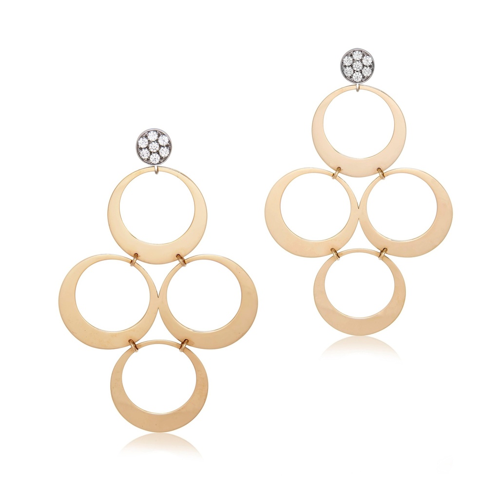Yellow Gold Charlotte Earrings