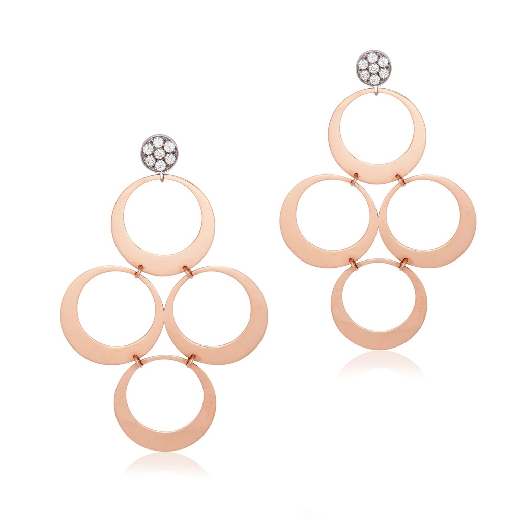 Rose Gold Charlotte Earrings