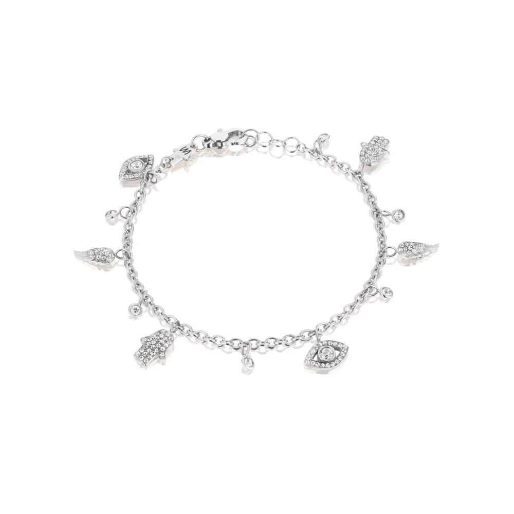 White Gold Charms Bracelet White Diamond