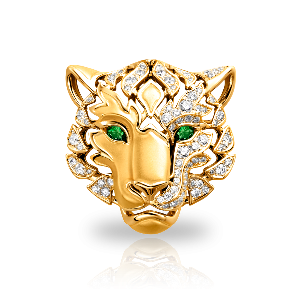 Brooch Irbis Pave