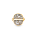 Amrita Small Round Ring In Full Diamonds