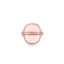 Amrita Small Round Ring In Pink Opal