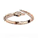 Spike Signature Croco Full Pavé Diamond Bracelet