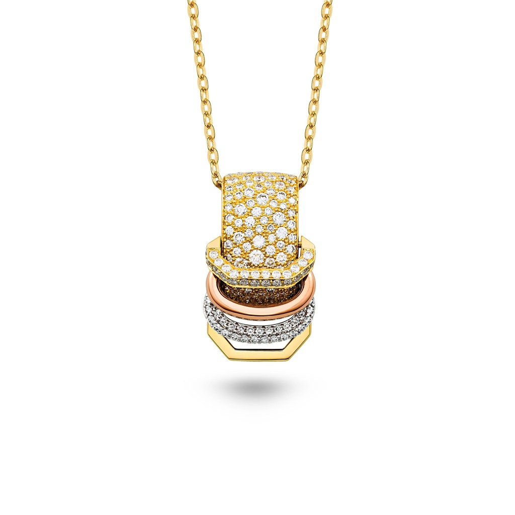The Akasha Necklace With Diamonds