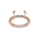 Shamballa Jewels Rose Gold Diamond 6mm Non-Braided Bead Bracelet