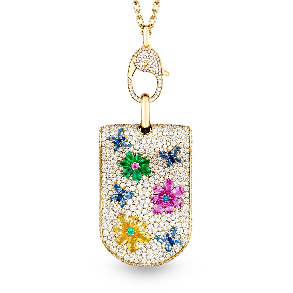 Eden Diamond Tag Necklace