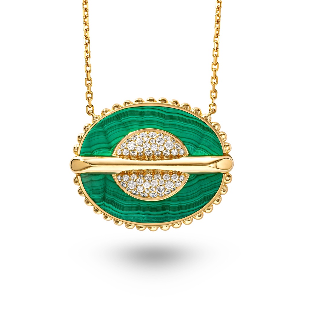 As Above So Below Necklace In Malachite