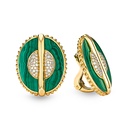 As Above So Below Earrings In Malachite