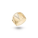 "V" Diamond Divine Play Ring