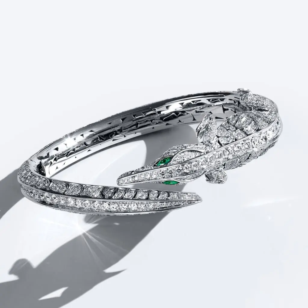 Croco Dream Full Pavé Diamond Bracelet