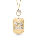 Diamond Peace Maker Necklace