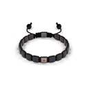 Shamballa Jewels Yellow Black & Ceramic Diamond 6mm Lock Bead Bracelet