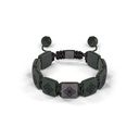 Shamballa Jewels Black & Ceramic Diamond 10mm Lock Bead Bracelet