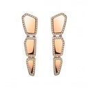 Skin Drop Light Pavé Diamond Earrings