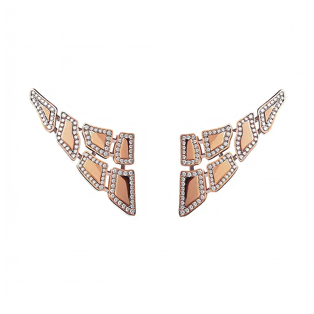 Skin 6 Elements Light Pavé Diamond Earrings
