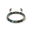 Shamballa Jewels Yellow Black & Ceramic Diamond Sapphire & Emerald 6mm Lock Bead Bracelet