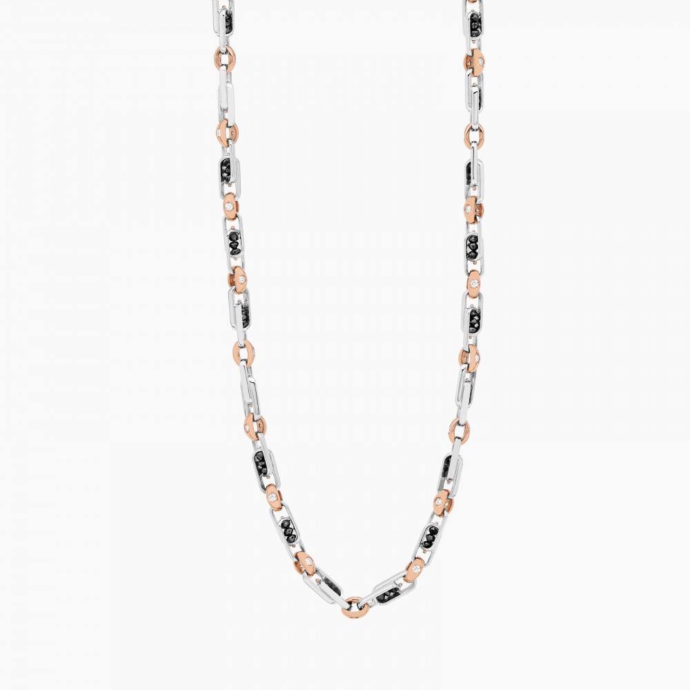Zancan White Gold Necklace With Diamonds