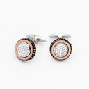Zancan Gold And Diamond Cufflinks