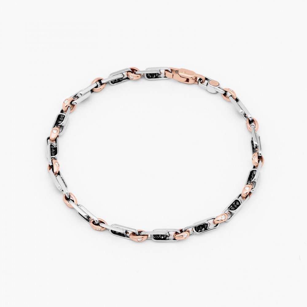 Zancan White Gold Bracelet With Diamonds