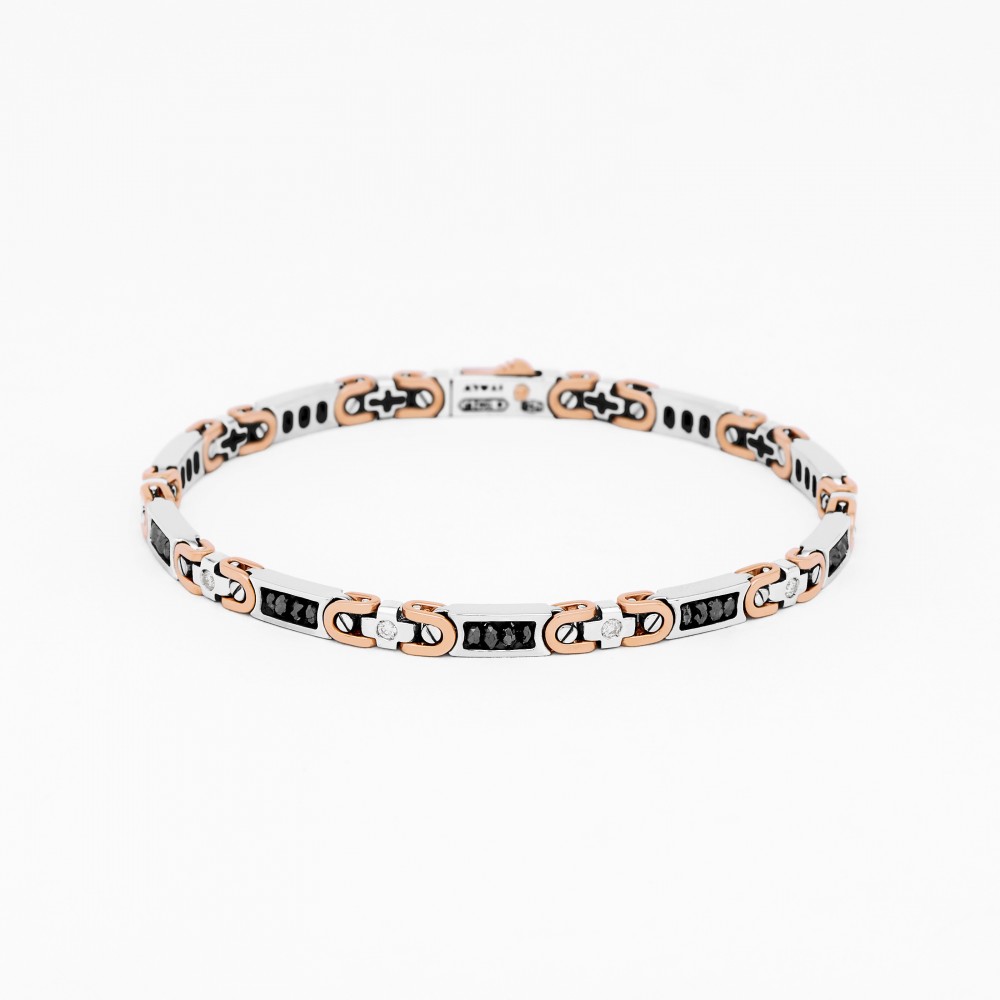 Zancan White Gold Bracelet With Diamonds