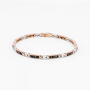 Zancan Rose Gold Bracelet With Diamonds