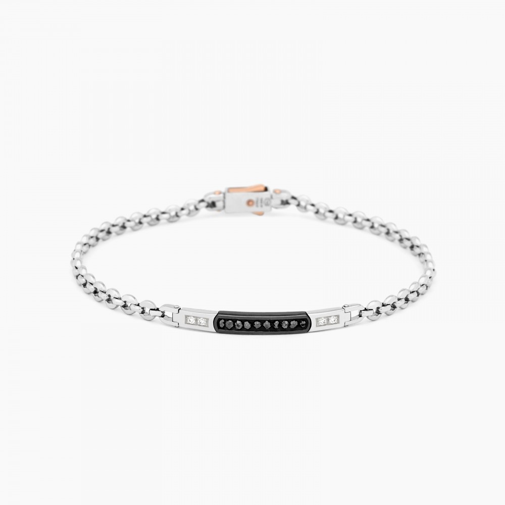 Zancan White Gold Bracelet With Diamonds