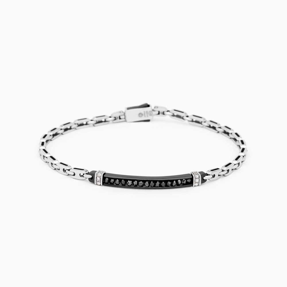 Zancan White Gold Bracelet With Diamonds