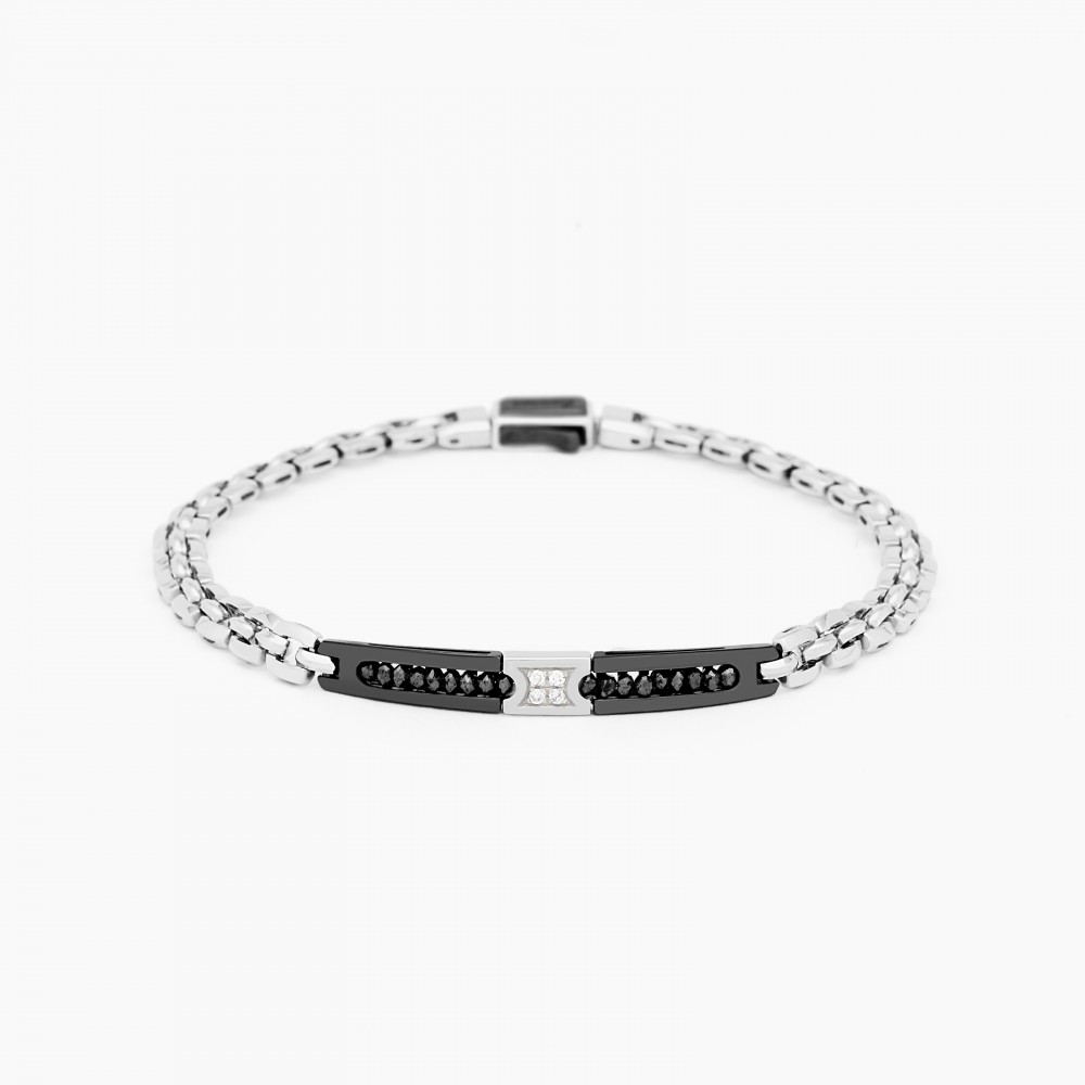 Zancan White Gold Bracelet With Diamonds