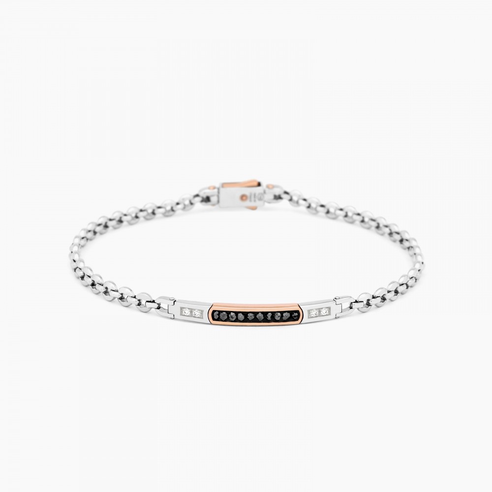 Zancan White Gold Bracelet With Diamonds