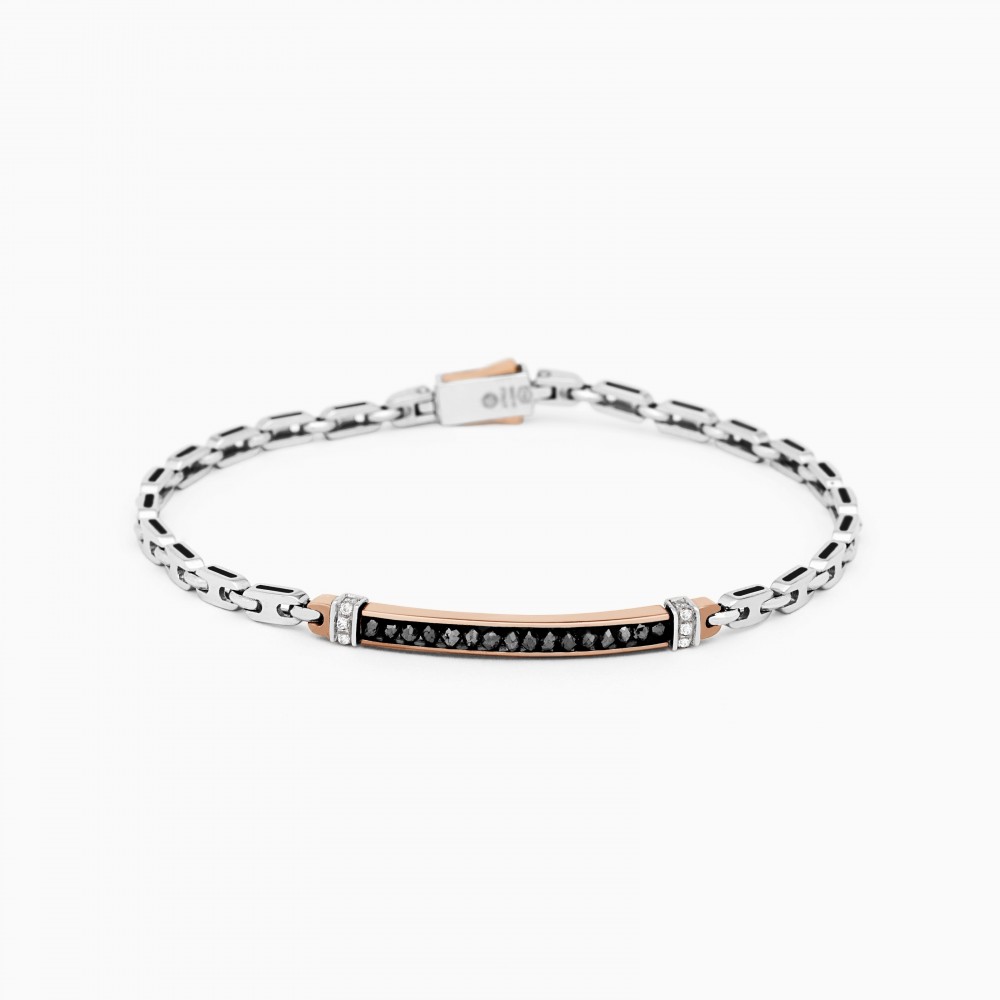 Zancan White Gold Bracelet With Diamonds