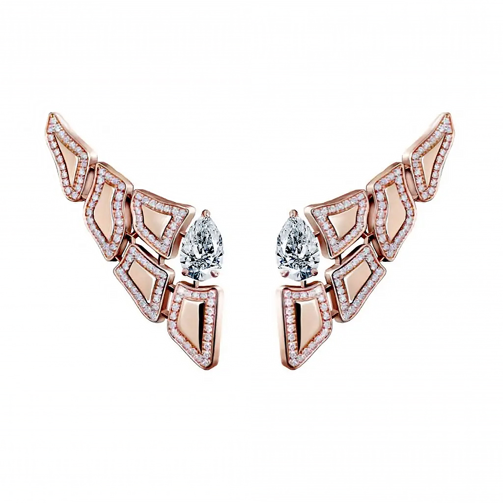 Skin 5 Elements Light Pavé Diamond Earrings
