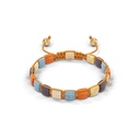 Shamballa Jewels Yellow Gold Diamond Sapphire Amethyst Carnelian & Aquamarine 6mm Lock Bead Bracelet