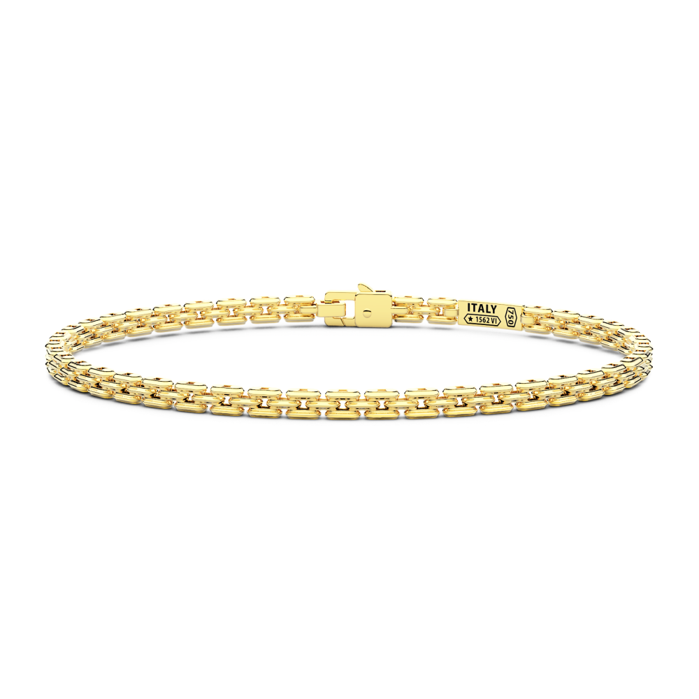 Zancan Link-Only Bracelet In 18Kt Gold