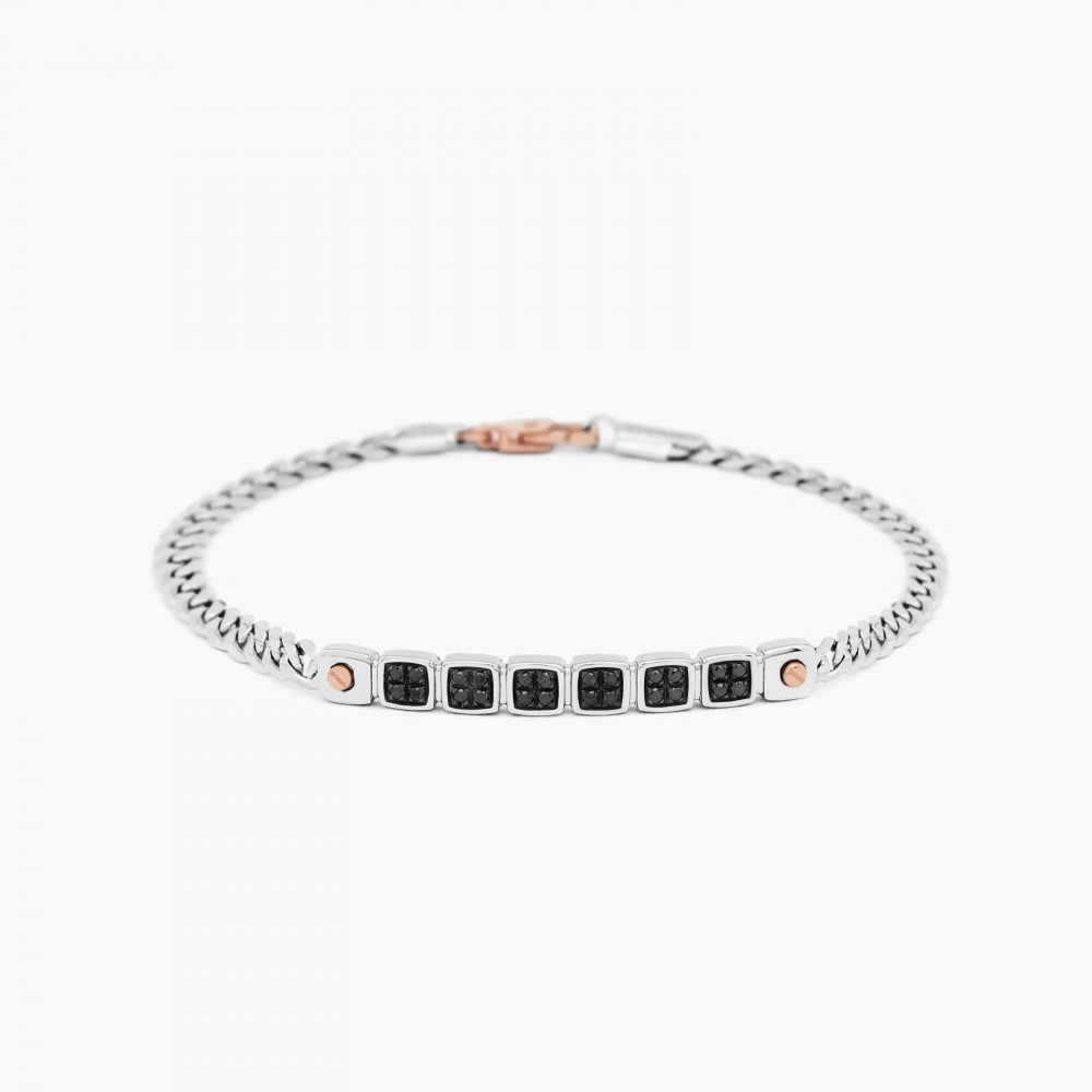 Zancan White Gold Bracelet With Diamonds