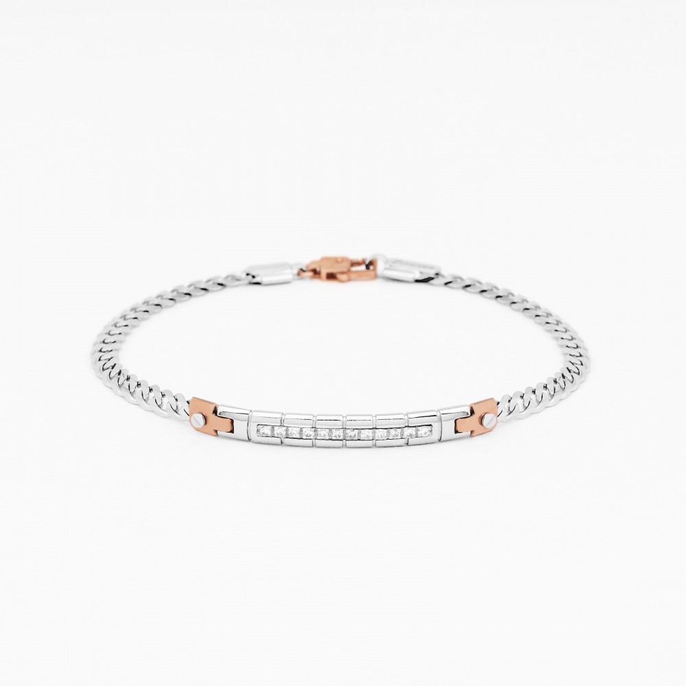 Zancan White Gold Bracelet With Diamonds